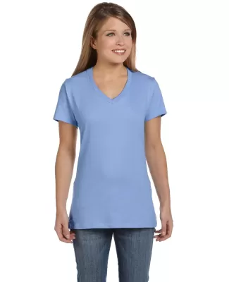 S04V Nano-T Women's V-Neck T-Shirt in Light blue