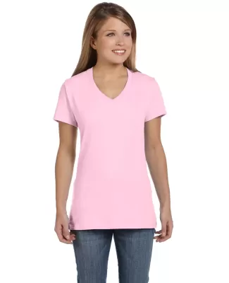 S04V Nano-T Women's V-Neck T-Shirt in Pale pink