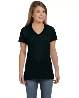S04V Nano-T Women's V-Neck T-Shirt in Black