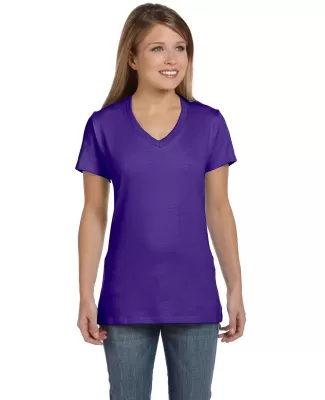 S04V Nano-T Women's V-Neck T-Shirt in Purple
