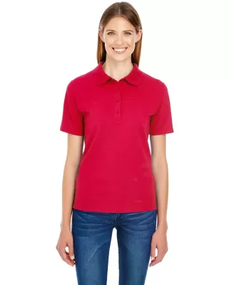 52 035P Women's X-Temp Pique Sport Shirt with Fres in Deep red