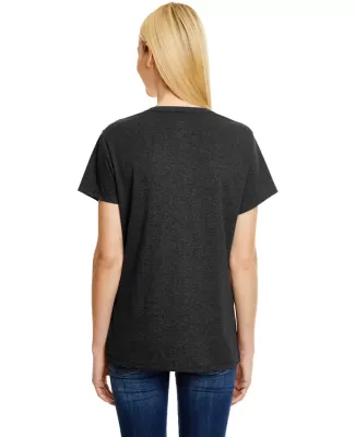 Hanes 42VT Women's V-Neck Triblend Tee with Fresh  in Sol black trblnd