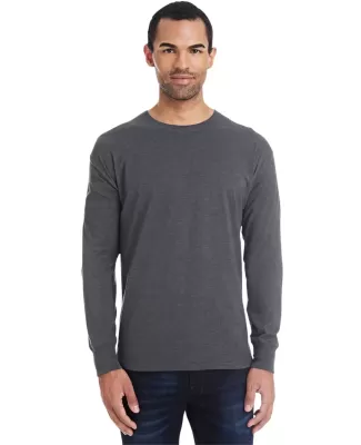 52 42L0 X-Temp Long Sleeve T-Shirt in Charcoal heather