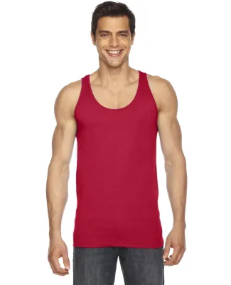 BB408W Poly/Cotton Tank RED