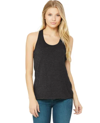 6008 Bella + Canvas Women's Jersey Racerback Tank in Dark gry heather