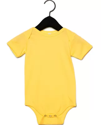 100B Bella + Canvas Baby Short Sleeve Onesie in Yellow