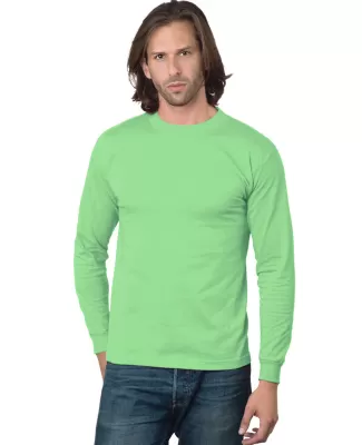 301 2955 Union-Made Long Sleeve T-Shirt in Lime green