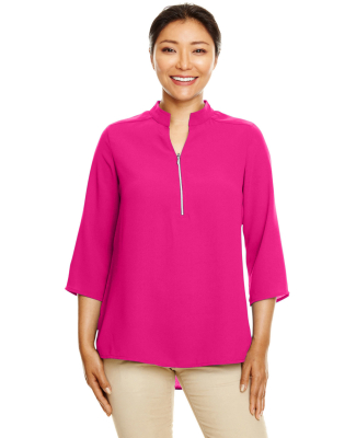 Devon and Jones DP611W Ladies' Perfect Fit™  3/4 in Crown raspberry