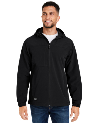 DRI DUCK 5310 Apex Hooded Soft Shell Jacket in Black