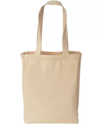 Liberty Bags 8861 10 Ounce Gusseted Cotton Canvas  NATURAL