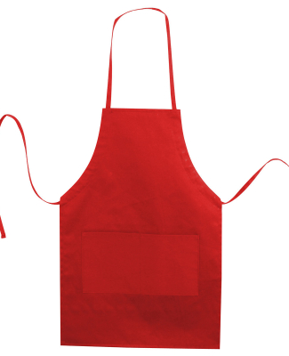 Liberty Bags 5502 Adjustable Neck Loop Apron in Red