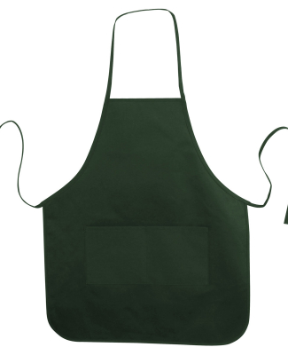 Liberty Bags 5505 Long Butcher Block Apron in Forest green