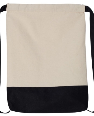 Liberty Bags 8876 10 Ounce Cotton Canvas Contrast  NATURAL/ NAVY