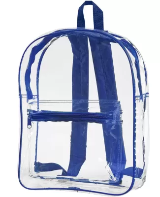 Liberty Bags 7010 Clear PVC Backpack ROYAL