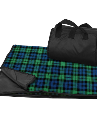 Liberty Bags 8702 Alpine Fleece Plaid Picnic Blank in Blackwatch