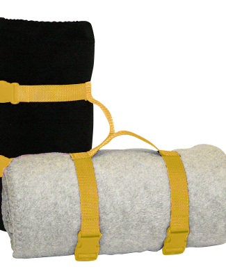 Liberty Bags 8820 Alpine Fleece Blanket Strap in Bright yellow