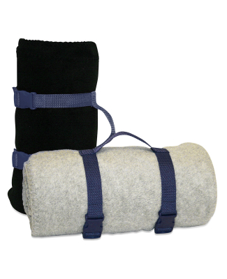 Liberty Bags 8820 Alpine Fleece Blanket Strap in Navy