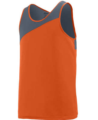 Augusta Sportswear 353 Youth Accelerate Jersey in Orange/ graphite