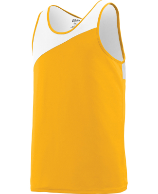 Augusta Sportswear 353 Youth Accelerate Jersey in Gold/ white