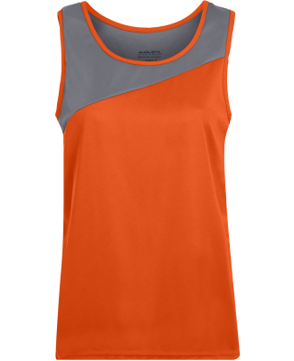 Augusta Sportswear 354 Women's Accelerate Jersey in Orange/ graphite