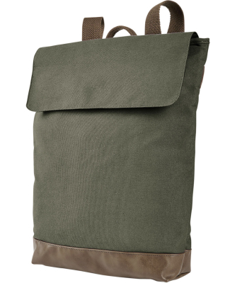 Authentic Pigment AP1922 Canvas Rucksack in Jungle/ brown