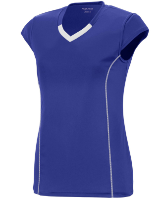 Augusta Sportswear 1218 Women's Blash Jersey in Purple/ white
