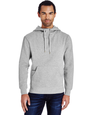 Threadfast Apparel 322H Unisex Precision Fleece Ho in Heather grey