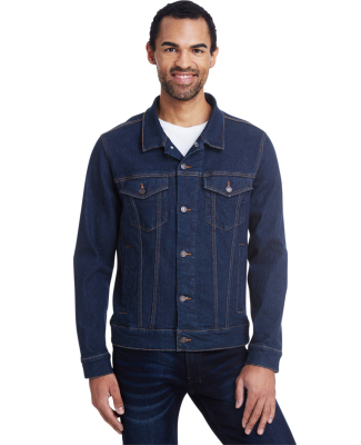 Threadfast Apparel 370J Unisex Denim Jacket in Classic denim