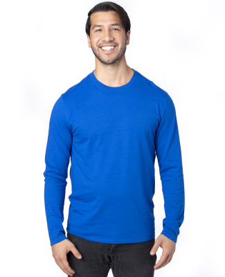 Threadfast Apparel 100LS Unisex Ultimate Long-Slee in Royal