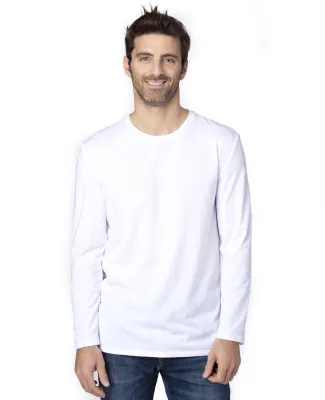 Threadfast Apparel 100LS Unisex Ultimate Long-Slee in White