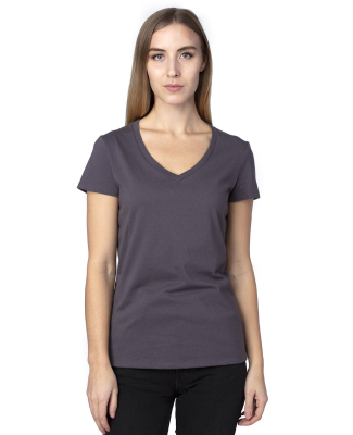 Threadfast Apparel 200RV Ladies' Ultimate V-Neck T in Graphite