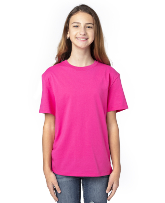 Threadfast Apparel 600A Youth Ultimate T-Shirt in Hot pink