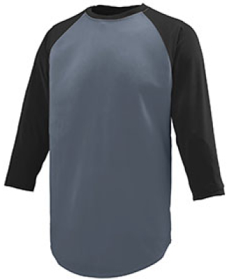 Augusta Sportswear 1506 Youth Nova Jersey in Graphite/ black