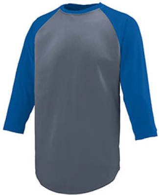 Augusta Sportswear 1506 Youth Nova Jersey in Graphite/ royal