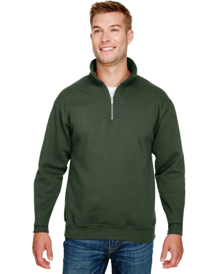 Bayside Apparel 920 USA-Made Quarter-Zip Pullover  HUNTER GREEN