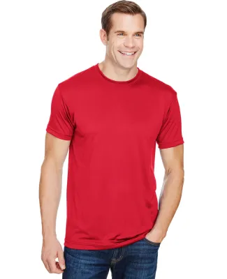 Bayside Apparel 5300 USA-Made Performance Tee in Red