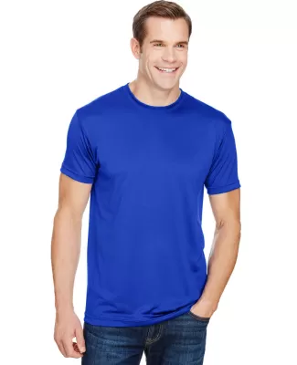Bayside Apparel 5300 USA-Made Performance Tee in Royal blue