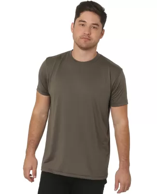 Bayside Apparel 5300 USA-Made Performance Tee in Military green