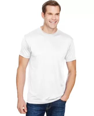 Bayside Apparel 5300 USA-Made Performance Tee in White