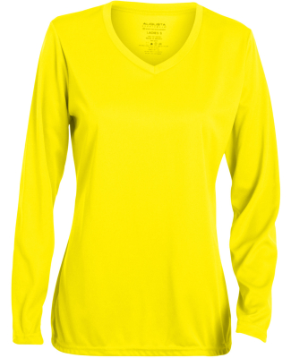 Augusta Sportswear 1788 Women's Long Sleeve Wickin in Power yellow