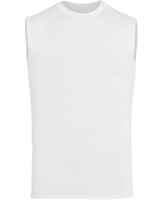 Augusta Sportswear 2602 Hyperform Sleeveless Compr in White