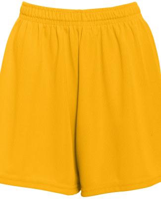 Augusta Sportswear 961 Girls' Wicking Mesh Short in Gold