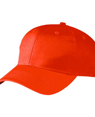 Augusta Sportswear 6204 Six-Panel Cotton Twill Low in Orange