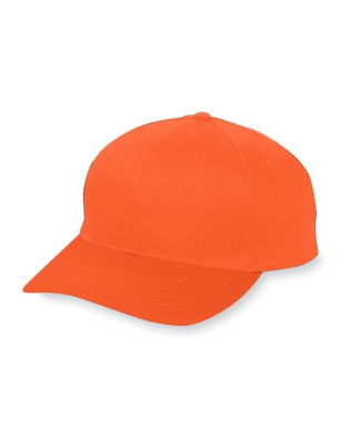 Augusta Sportswear 6206 Youth Six-Panel Cotton Twi in Orange