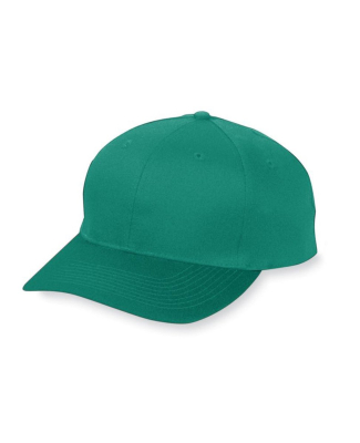 Augusta Sportswear 6206 Youth Six-Panel Cotton Twi in Dark green