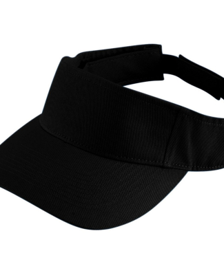 Augusta Sportswear 6225 Sport Twill Visor in Black