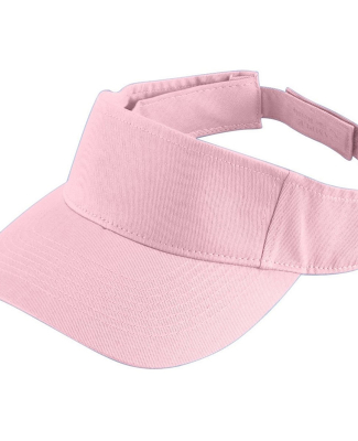 Augusta Sportswear 6225 Sport Twill Visor in Light pink