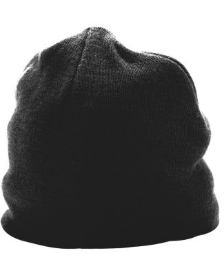 Augusta Sportswear 6815 Knit Beanie in Black