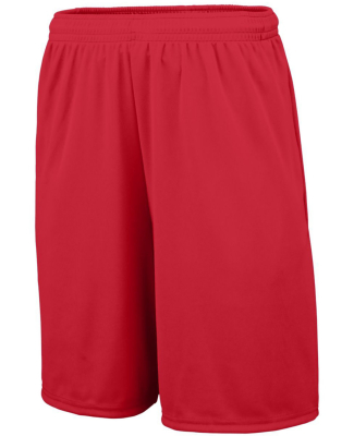 Augusta Sportswear 1428 Training Short with Pocket in Red