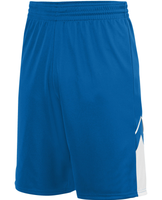 Augusta Sportswear 1168 Alley-Oop Reversible Short in Royal/ white